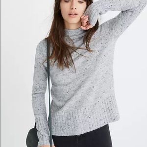 Madewell Donegal Sweater in Burnt Red